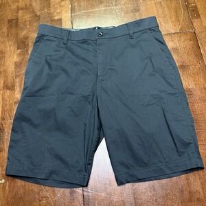 Nike Dri-Fit UV Chino‎ Shorts Men 35x9 Navy Golf Performance Stretch Lightweight